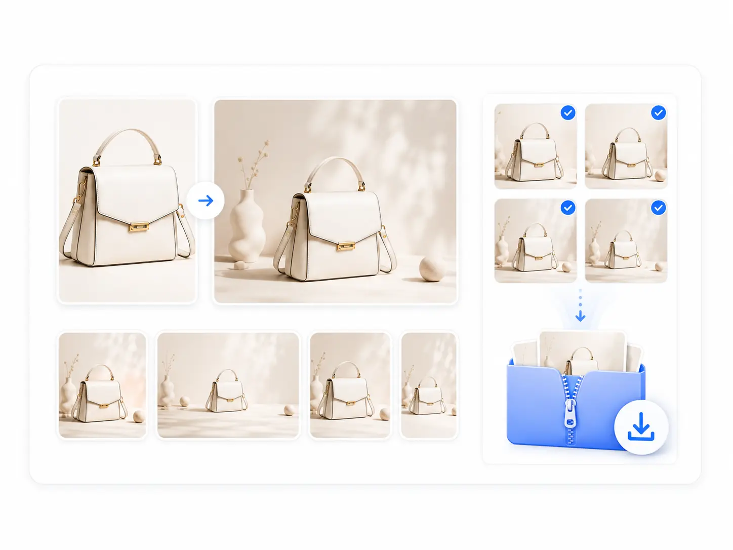 Generate the extended canvas and download